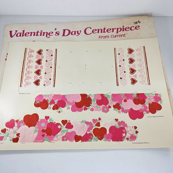 Vintage Current Inc Valentine's Day Centerpiece Holiday Decor 1979 - Picture 8 of 10